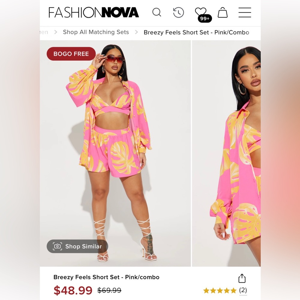 Shorts set